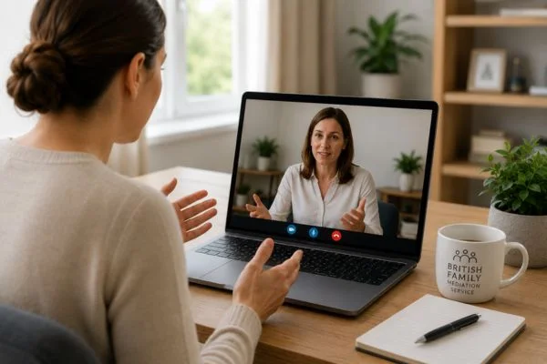 Image of online mediation Bridgend book in NOW